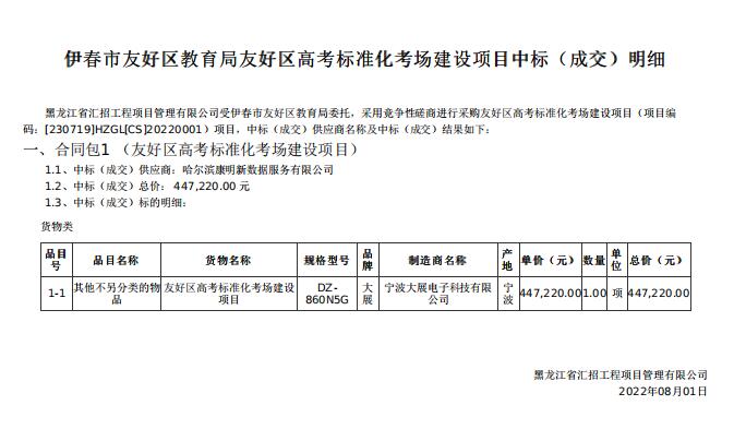 黑龍江伊春市教育局考場信號(hào)屏蔽器案例詳情